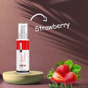 Sensual Strawberry Lube Gel Pump